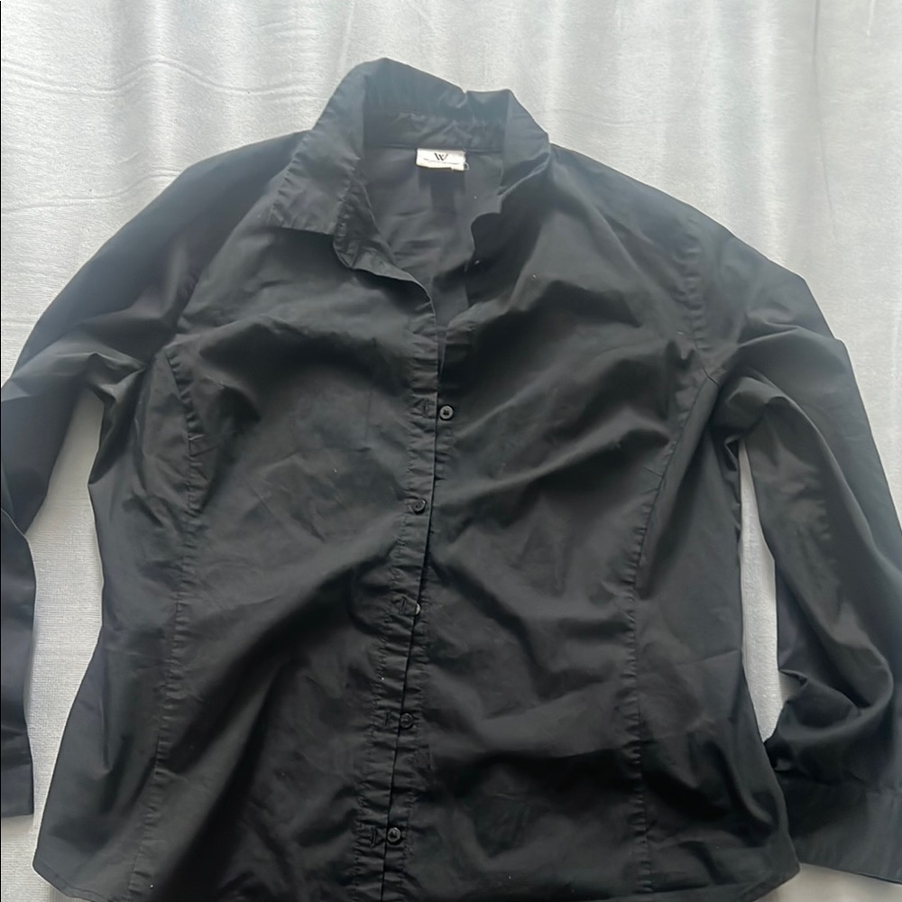 Black Button-Up Shirt